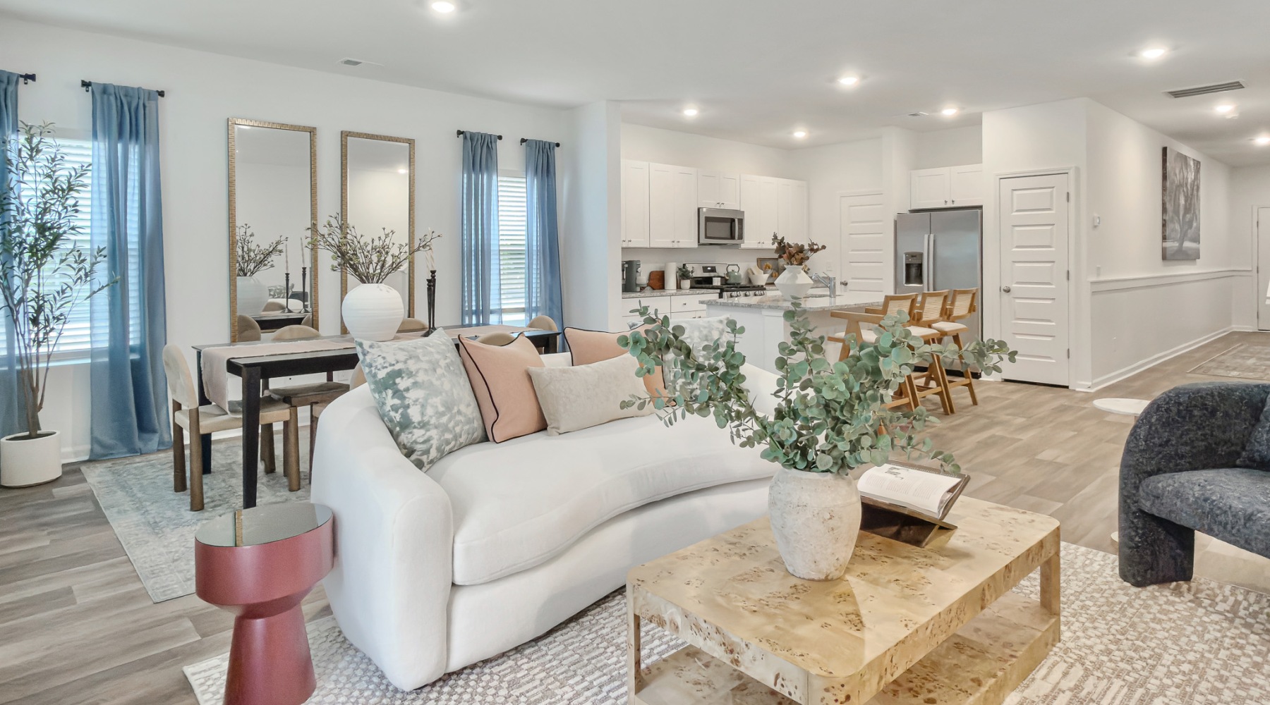 Open-concept living 